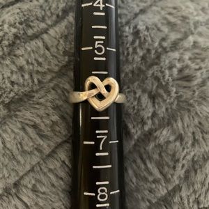 James Avery Heart knot ring